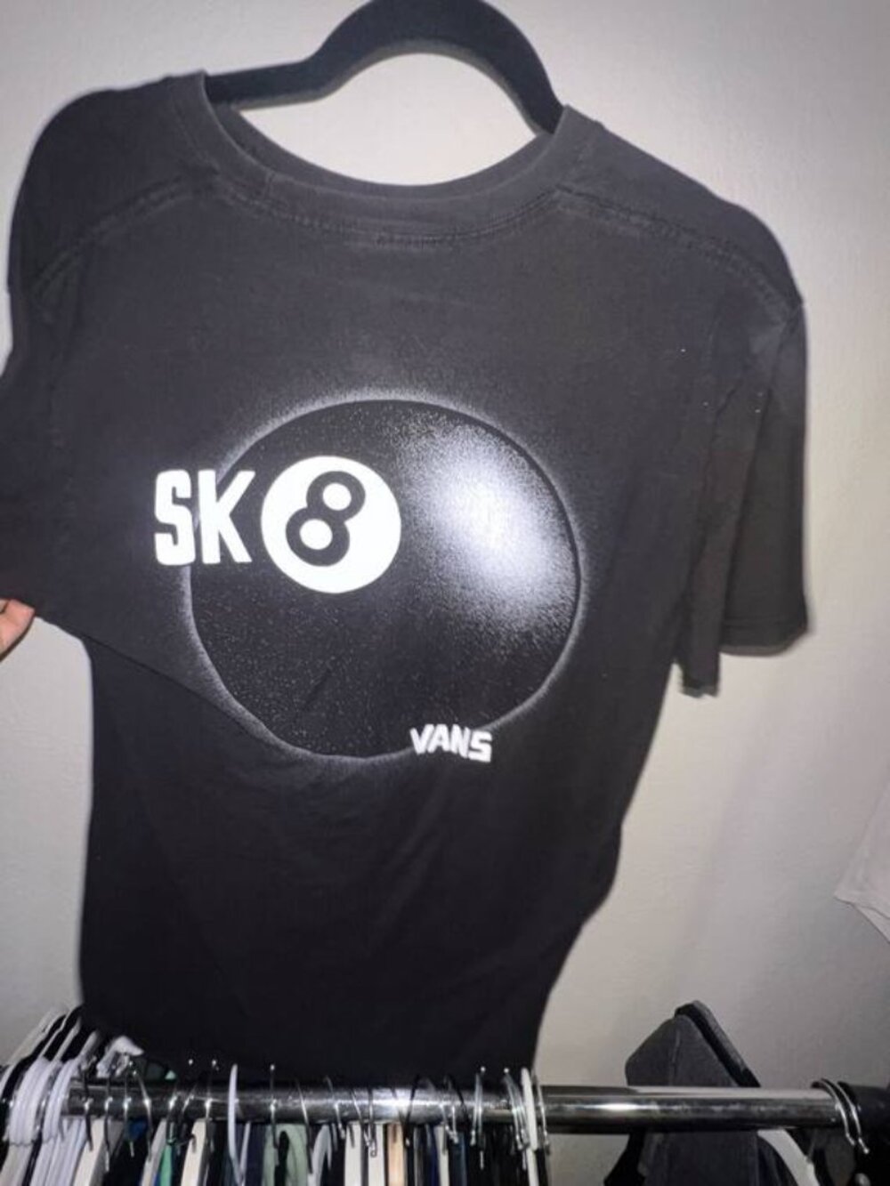 Vans SK8 Black Graphic Tee